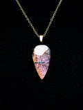 The Blush Veil Stone – Pink Lavender Labradorite Necklace
