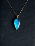 The Beacon Stone – Electric Blue Labradorite Necklace