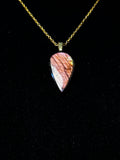 The Rose Ember Stone – Peach Pink Labradorite Necklace