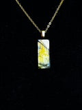 The Harvest Stone – Golden Green Labradorite Necklace