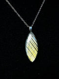 The Golden Path Stone – Silver Labradorite Necklace