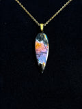 The Ember Spark Stone – Labradorite Necklace