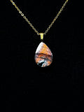 The Copper Tide Stone – Labradorite Necklace