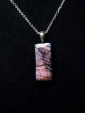 The Reverie Stone – Rosy Lilac Labradorite Necklace