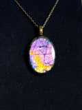 The Starglow Stone – Violet Gold Labradorite Necklace