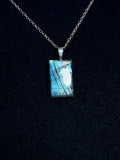 The Glass Tide Stone – Silver Labradorite Necklace