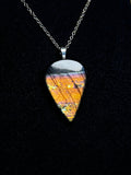 The Sunflare Stone – Silver Labradorite Necklace