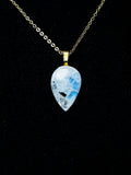 The Moonlit Tide Stone – Rainbow Moonstone Necklace