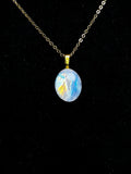 The Moonbeam Blessing Stone – Rainbow Moonstone Necklace