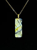 The Golden Thread Stone – Golden Green Labradorite Necklace