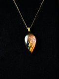 The Ember Stone – Peach Fire Labradorite Necklace