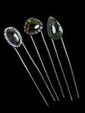 Labradorite Hair Pin – Silver Hair Fork
